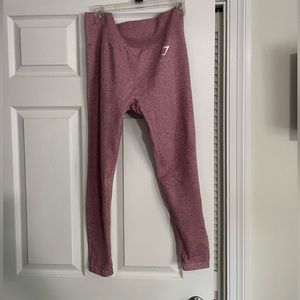 Gymshark Vital Seamless leggings. Light pink. Sz L. Worn once